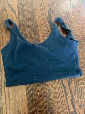 Brandy Melville Dark Navy Cropped Tank Top